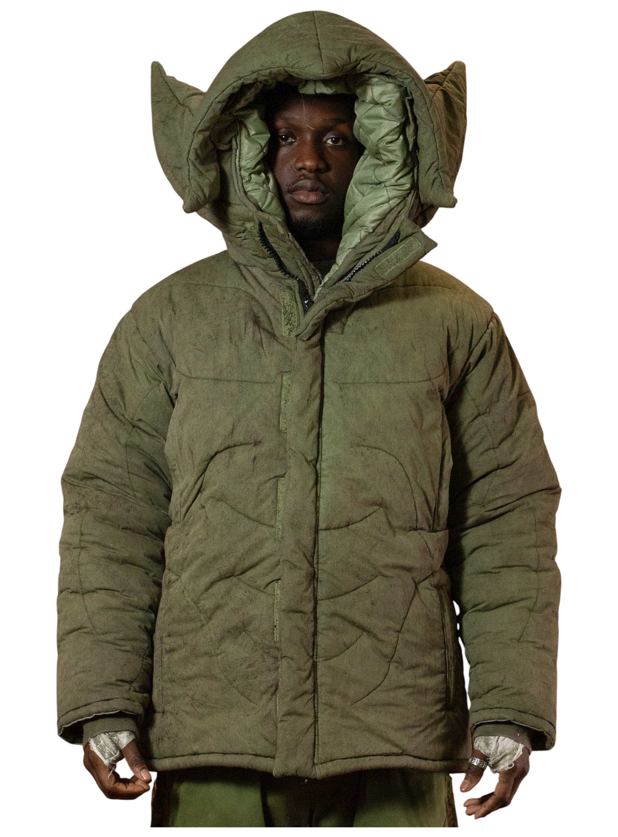Mountain Meditation Puffer - Powder Green