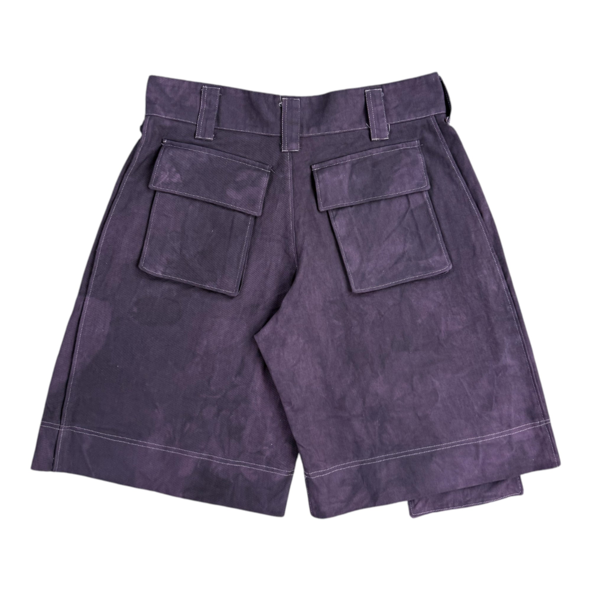 7-Pocket Cargo Short - Dark Purple