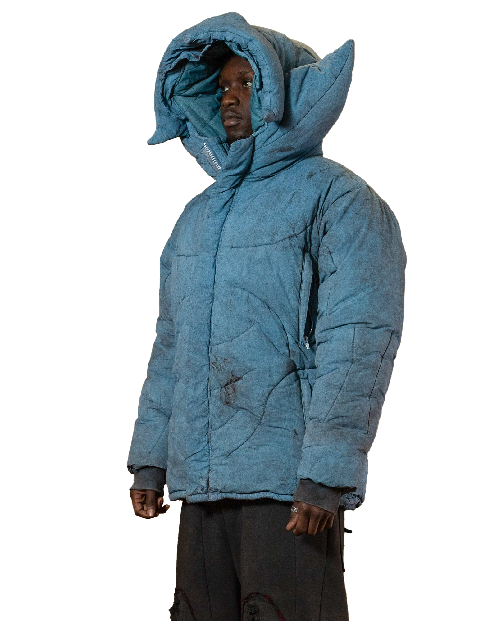 Mountain Meditation Puffer - Powder Blue