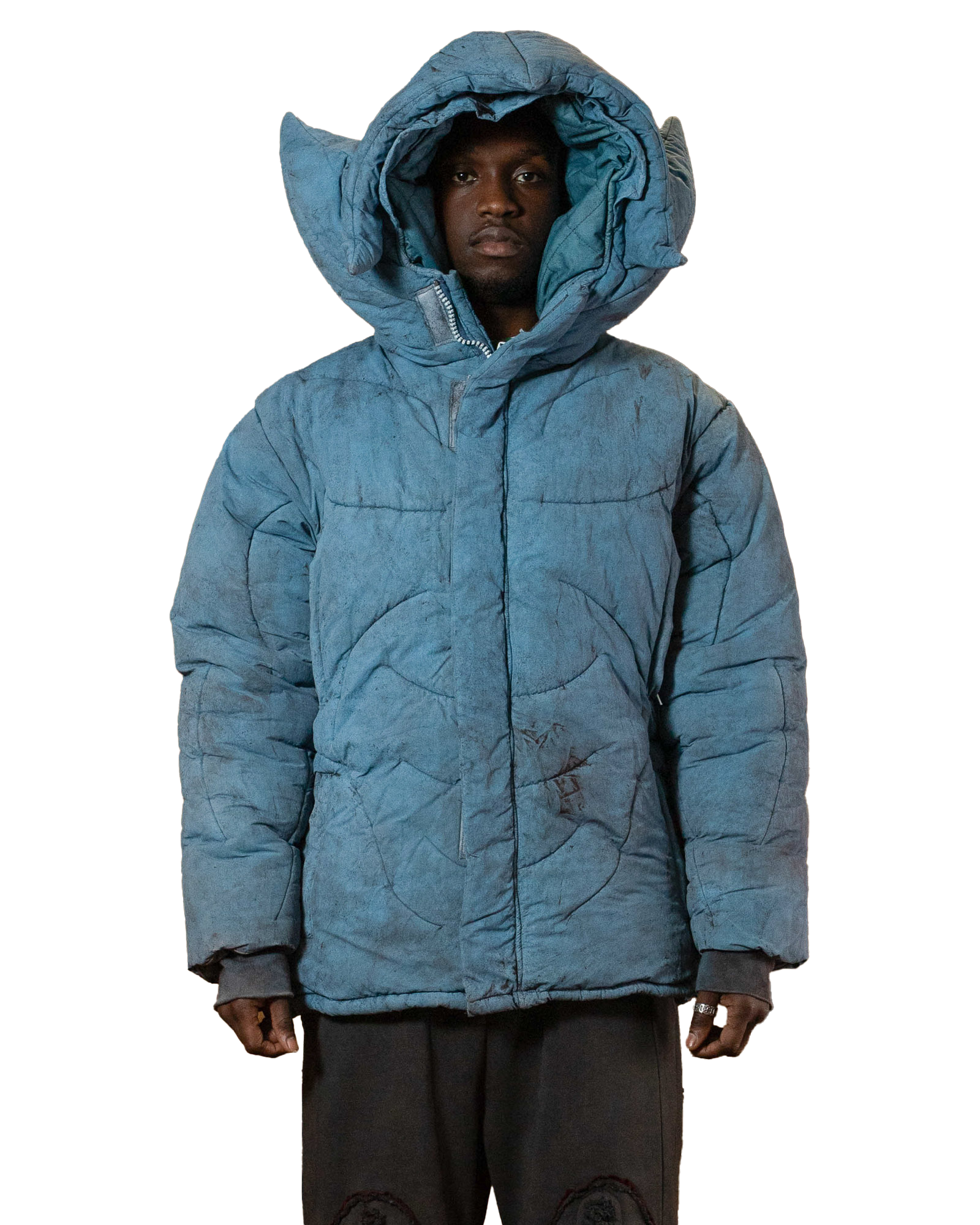 Mountain Meditation Puffer - Powder Blue
