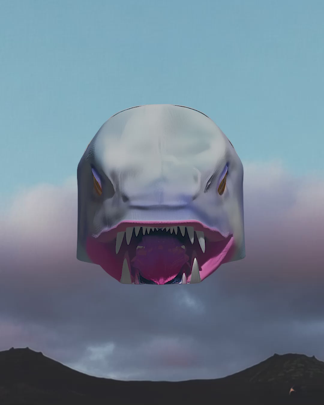 Bug Eyed Creep Beanie - Grey