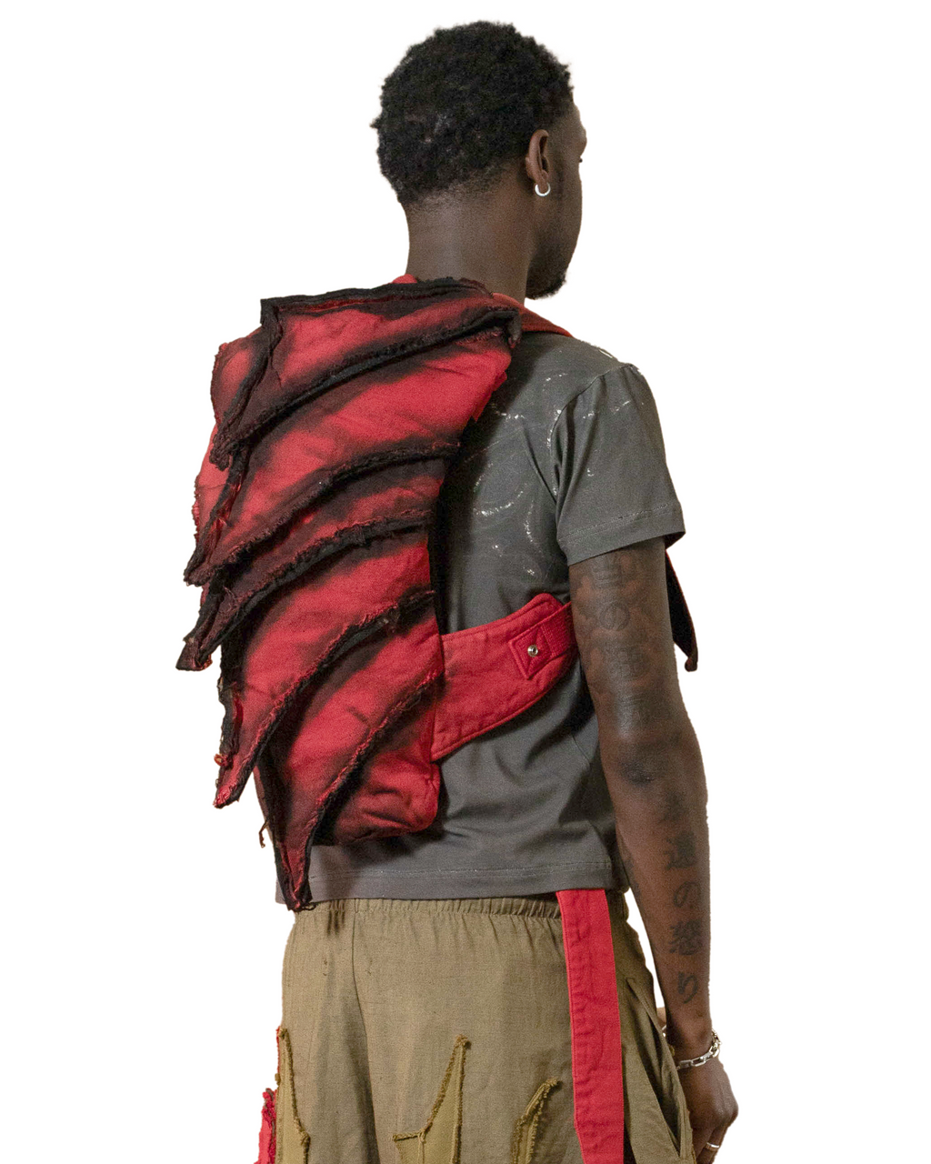 Ankylosaur Backpack - Red