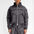 MOURNING ARMY HOODIE - COOL GREY