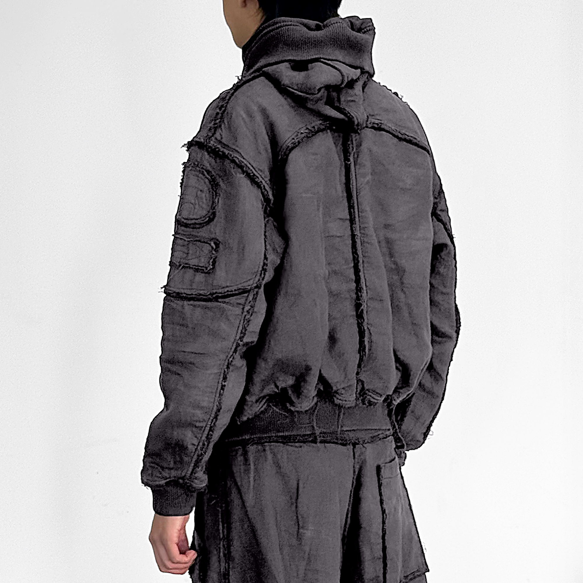 MOURNING ARMY HOODIE - COOL GREY