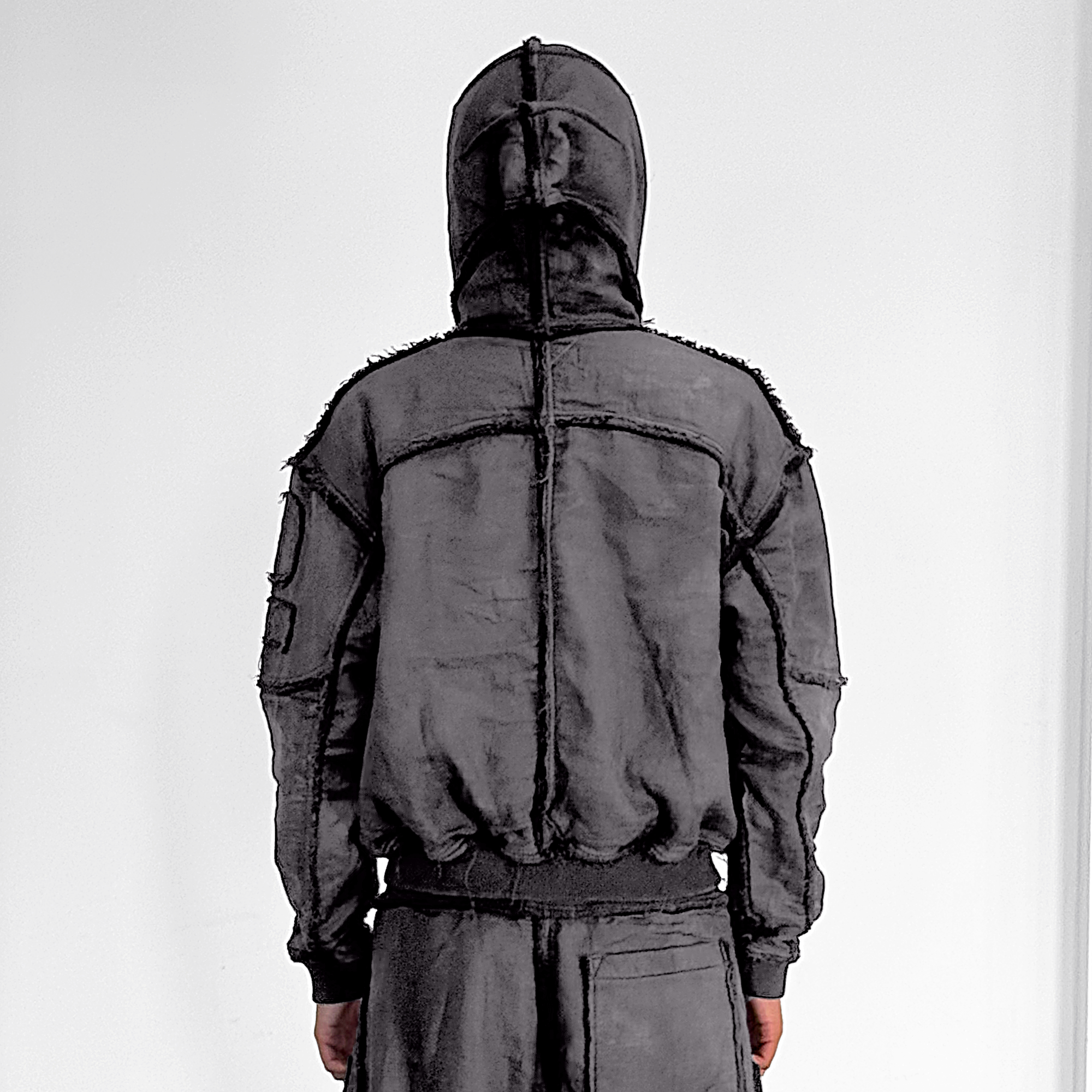 MOURNING ARMY HOODIE - COOL GREY