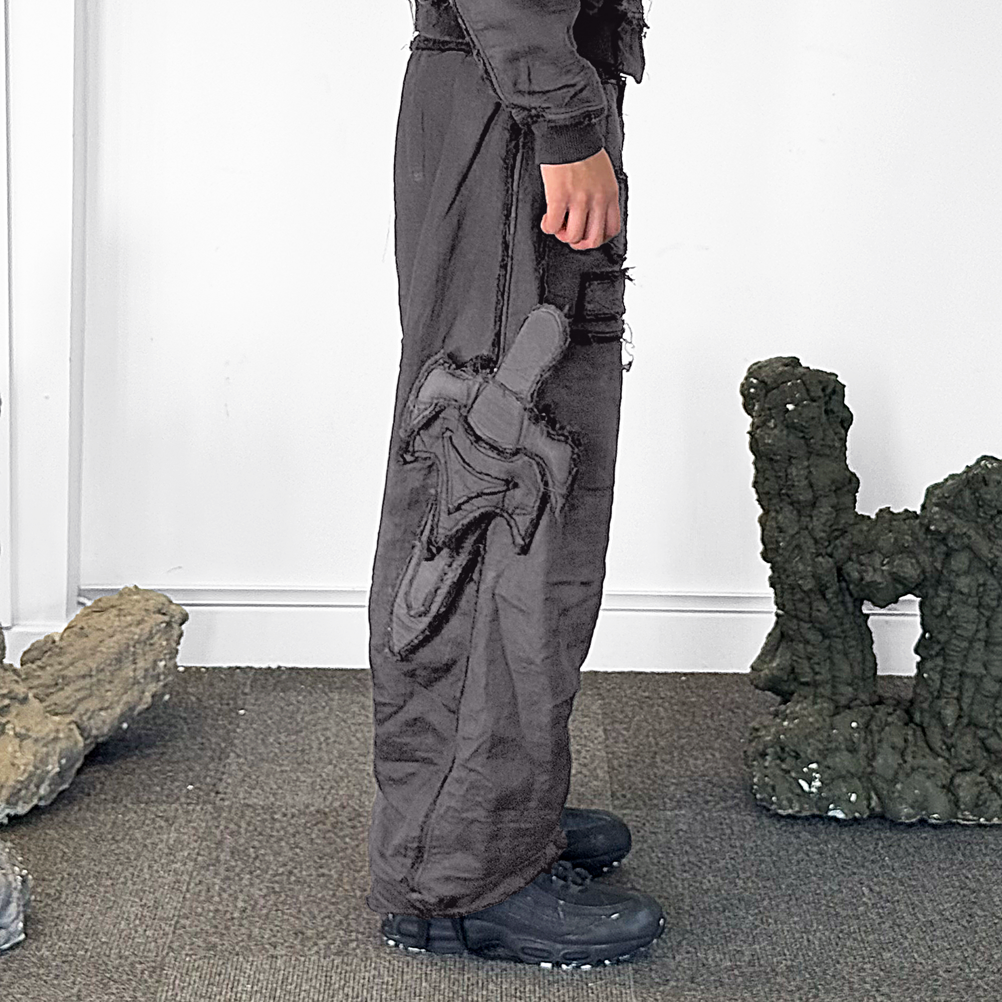 MOURNING ARMY TRACK PANT - COOL GREY