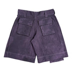 7-Pocket Cargo Short - Dark Purple
