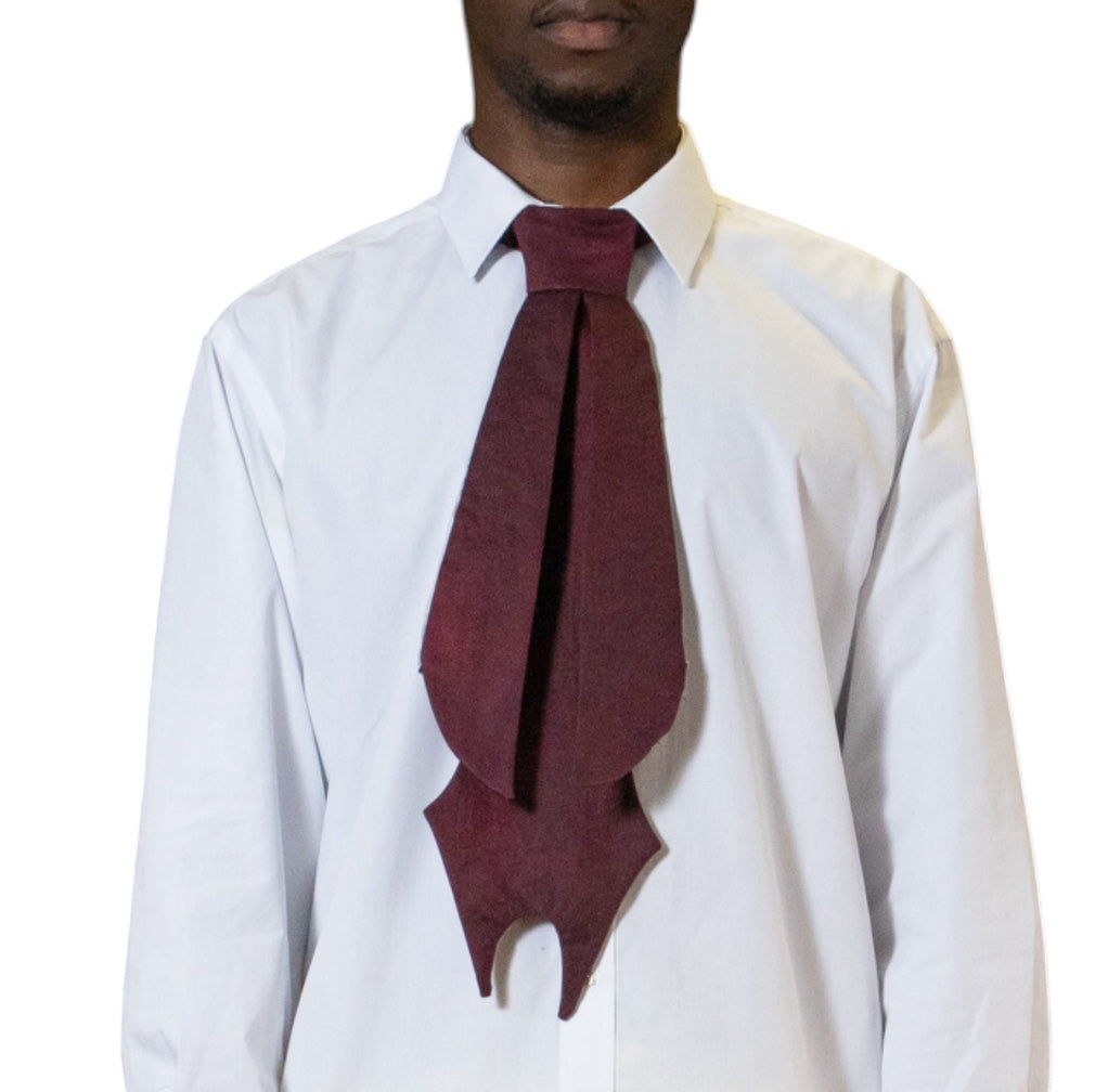 Scarab Tie - Burgundy