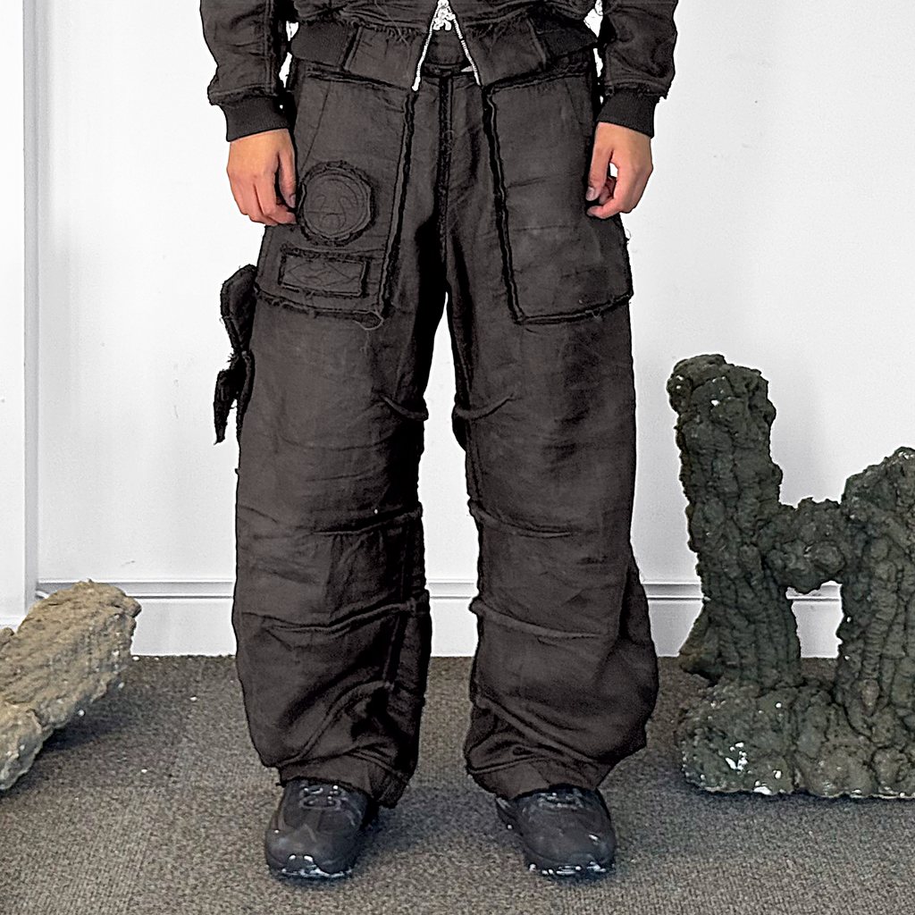 MOURNING ARMY TRACK PANT - WARM GREY