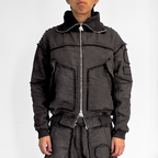 MOURNING ARMY HOODIE - WARM GREY