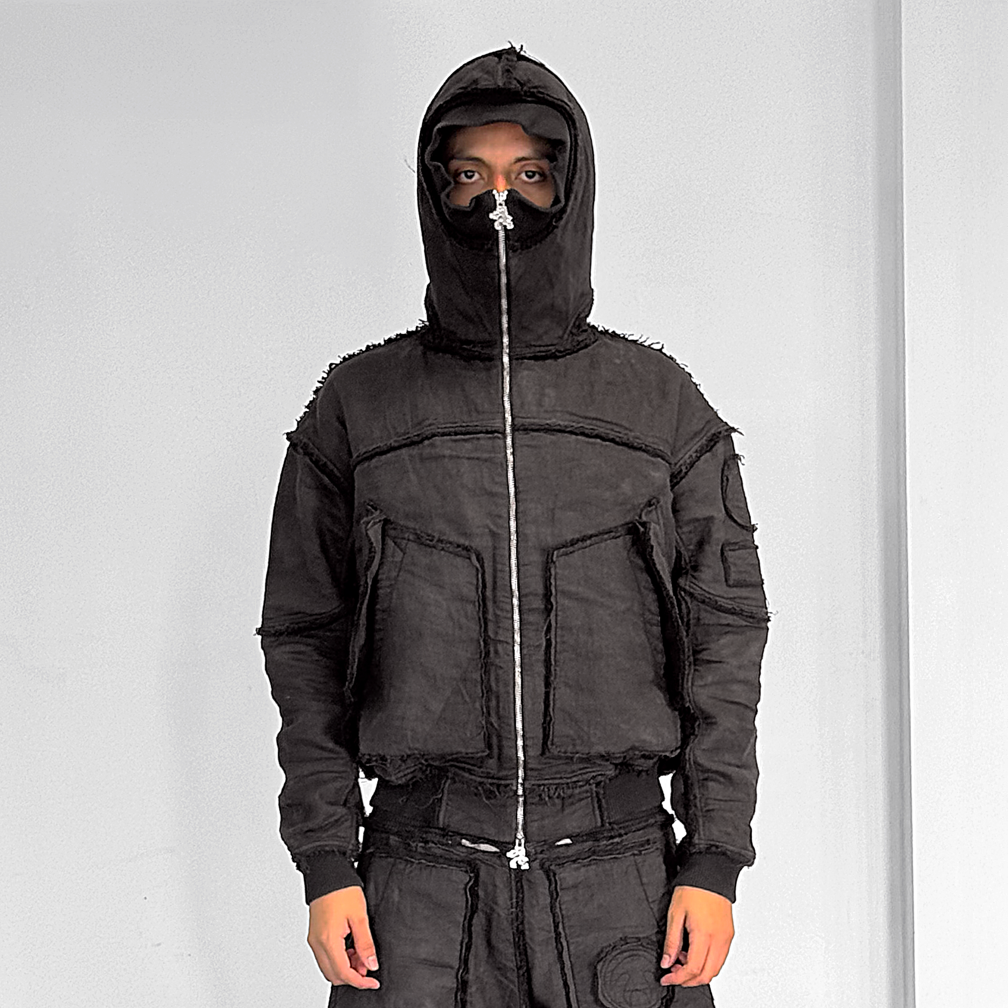 MOURNING ARMY HOODIE - WARM GREY