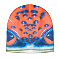 Bug Eyed Creep Beanie - Red/Blue
