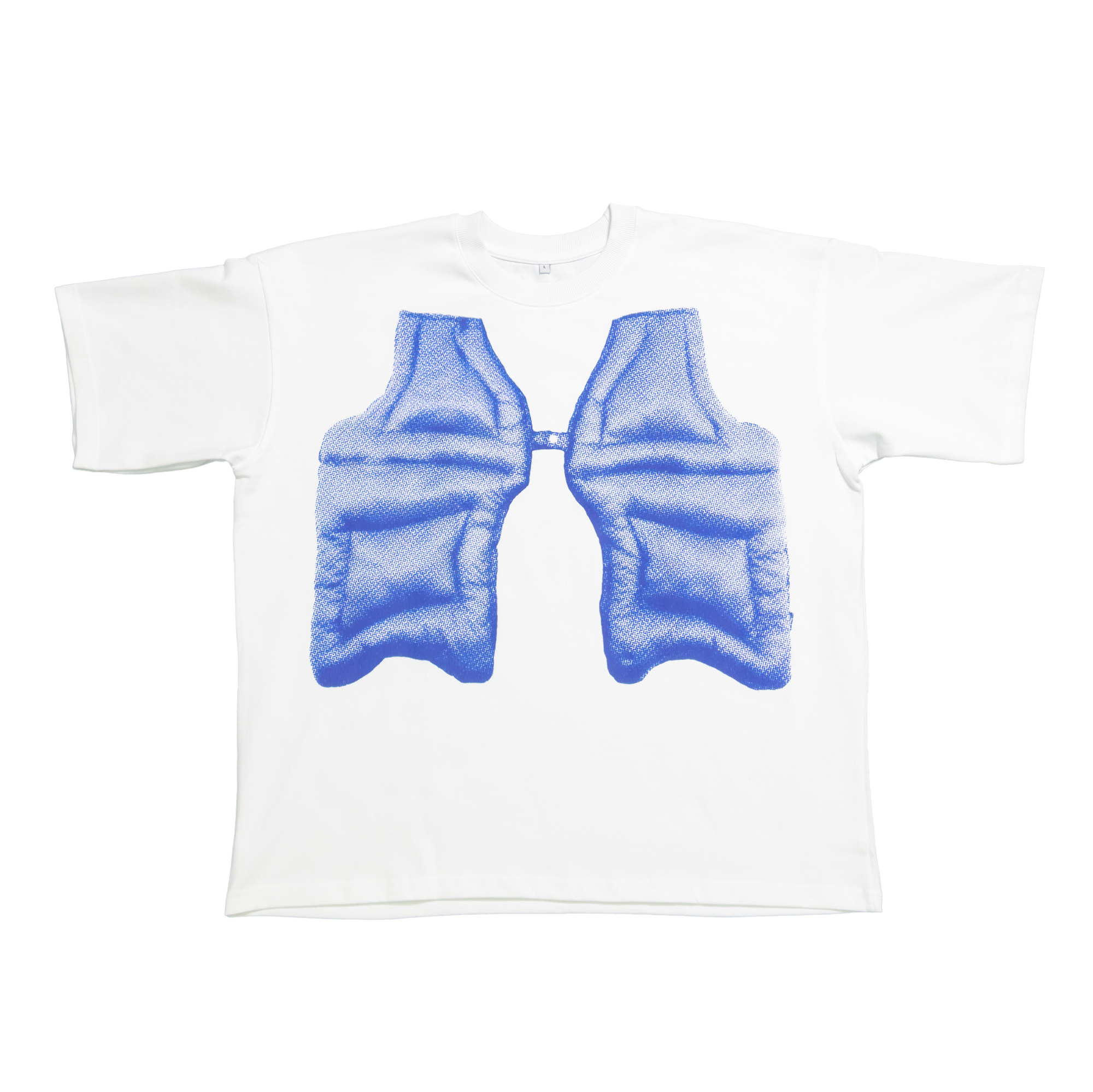 M-Gilet Tee - Blue