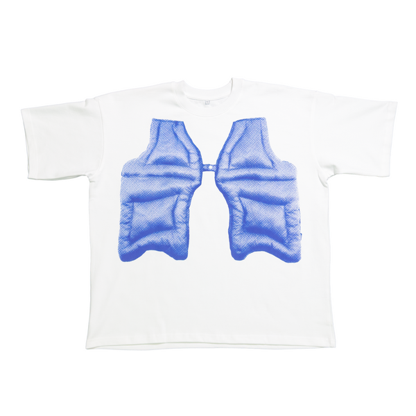 Boxy Short-Sleeve T-Shirt - M-Gilet - Blue (L, XL)