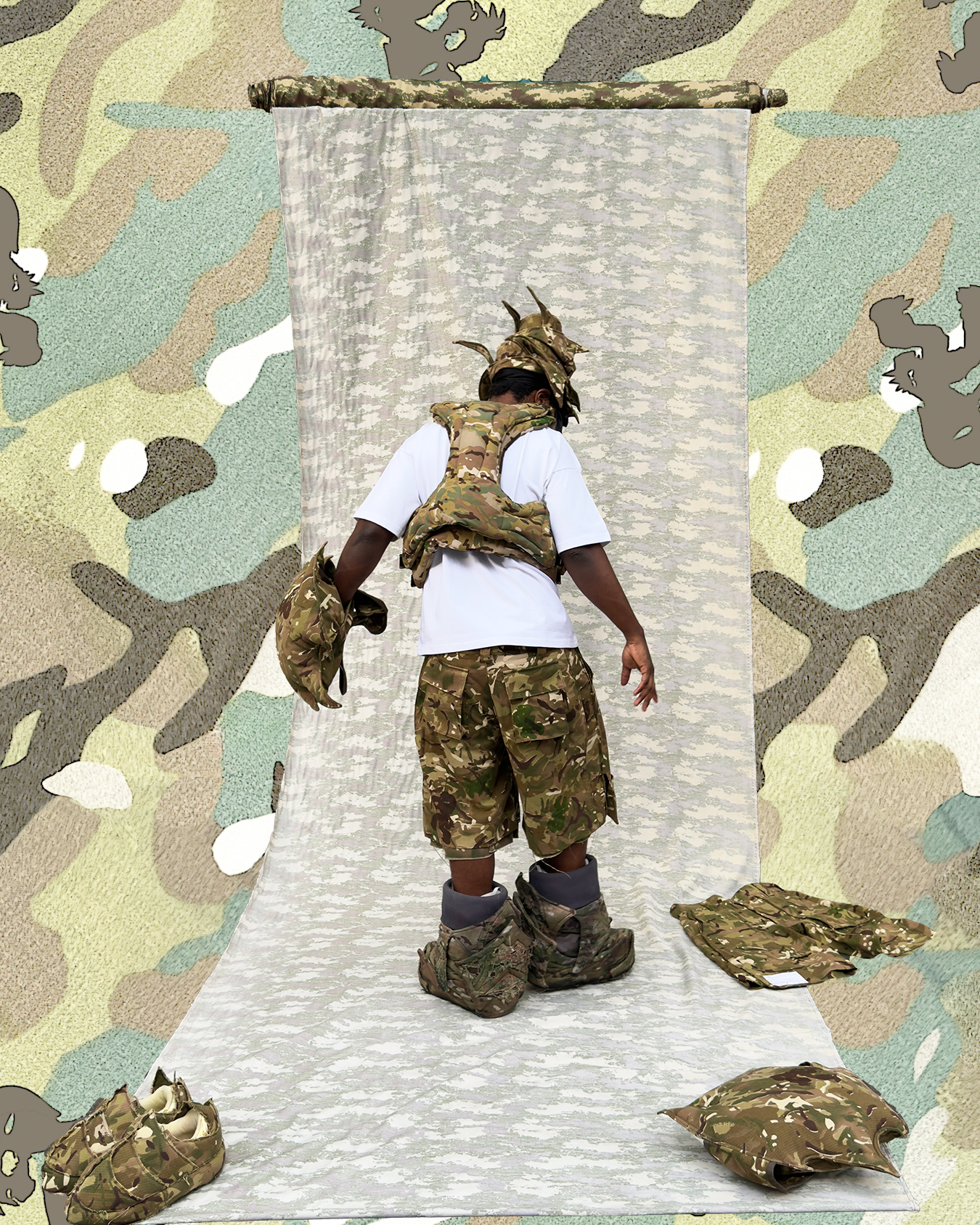 Elli-Combat Gilet - Camo