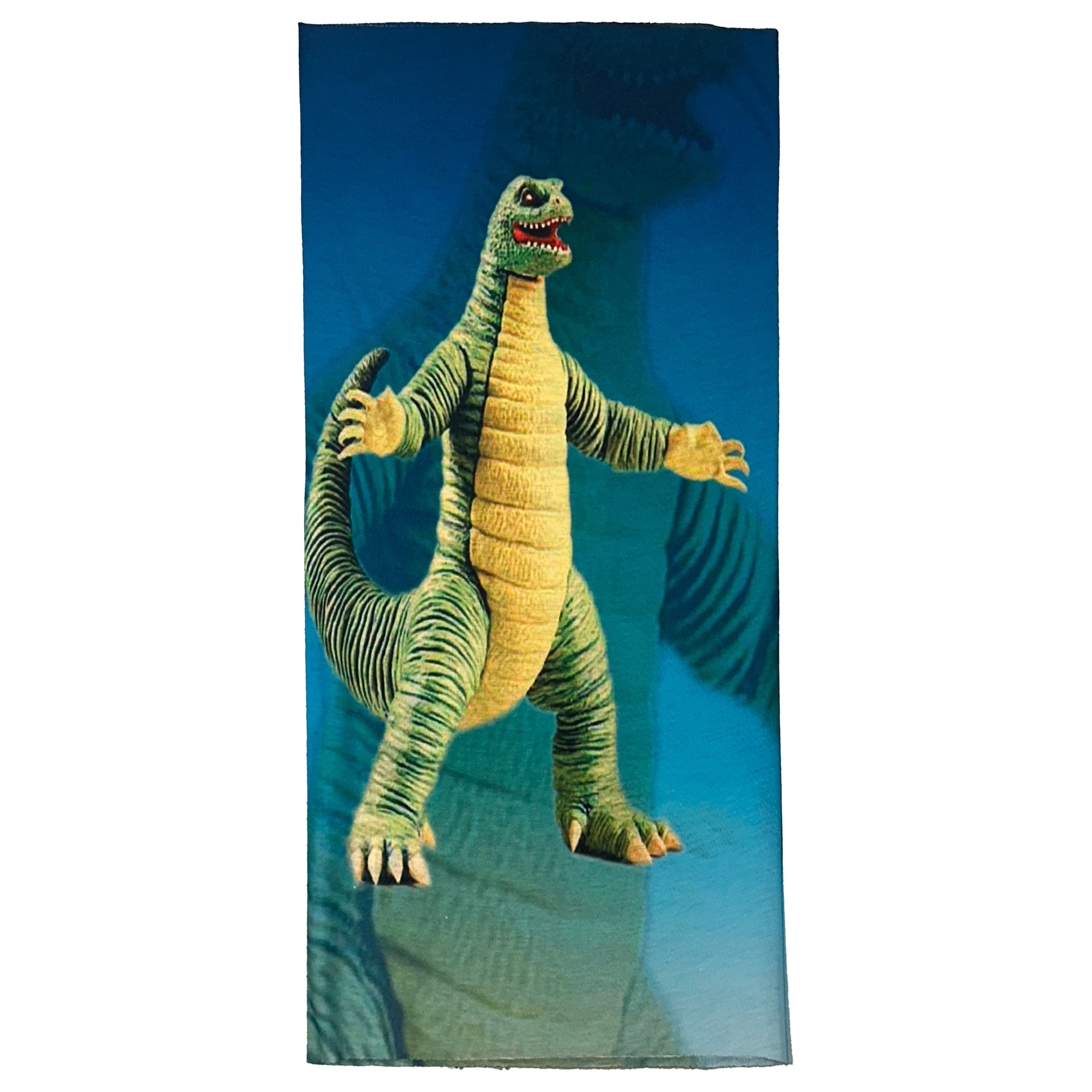 Printed Neck Gaiter - Blue Dinos