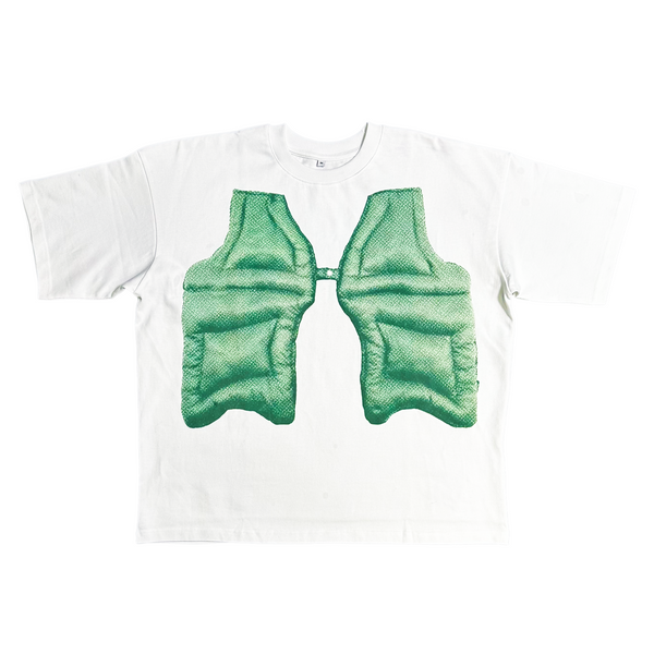 Boxy Short-Sleeve T-Shirt - M-Gilet - Green (M-2XL)