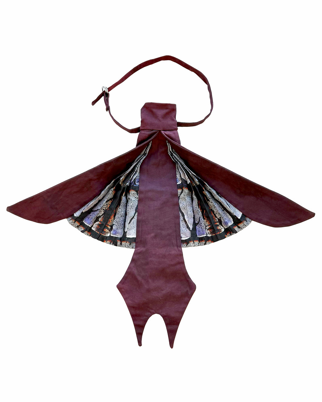 Scarab Tie - Burgundy