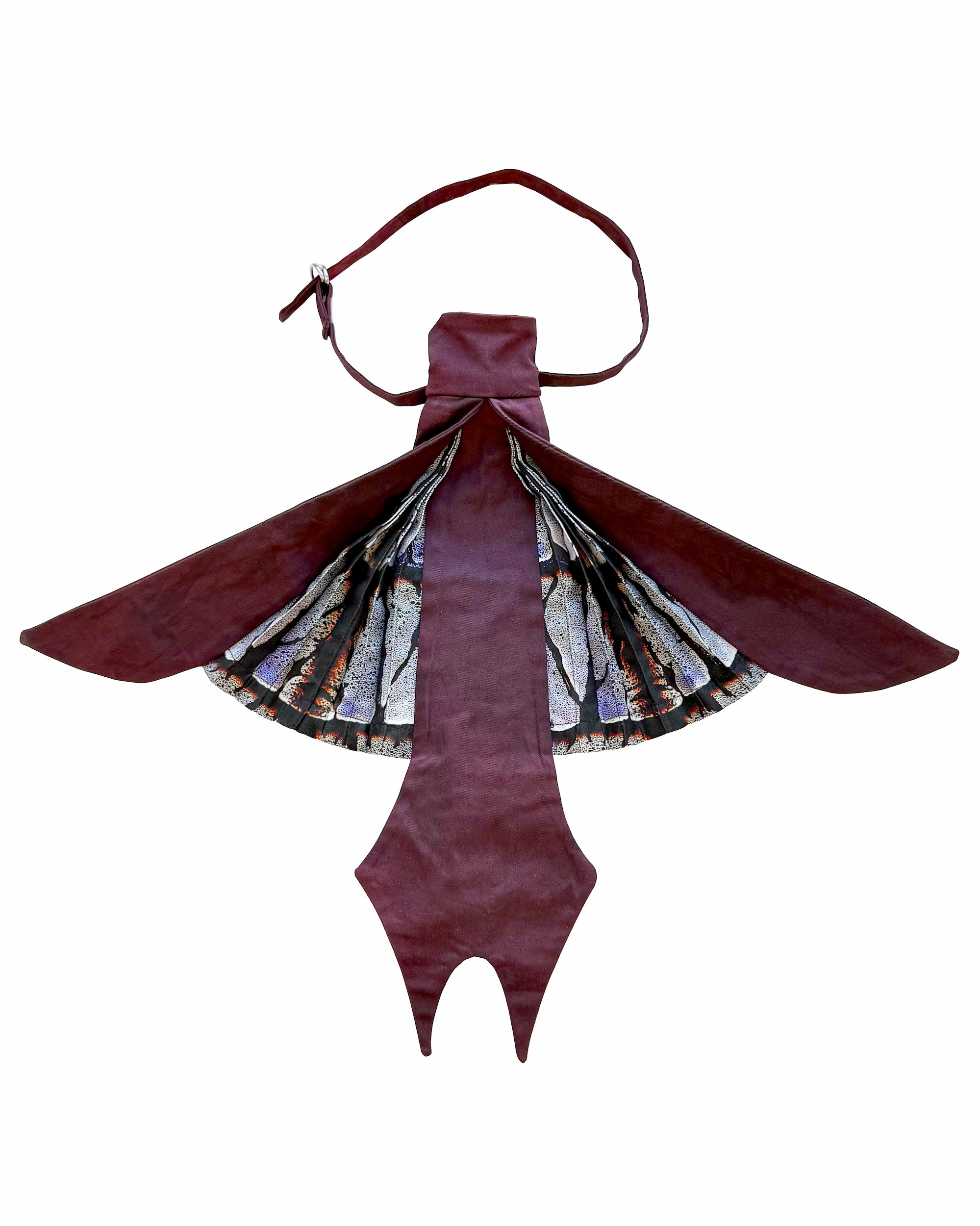 Scarab Tie - Burgundy