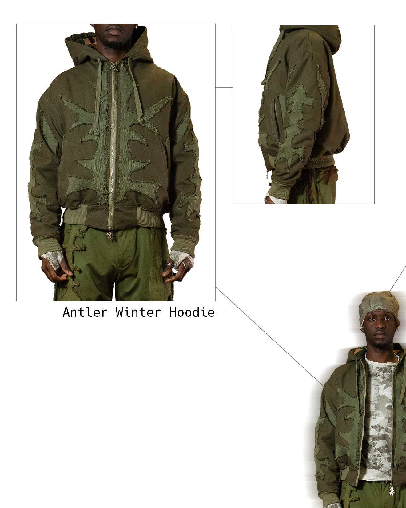 Antler Winter Hoodie