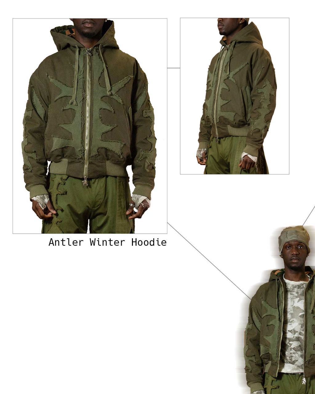 Antler Winter Hoodie