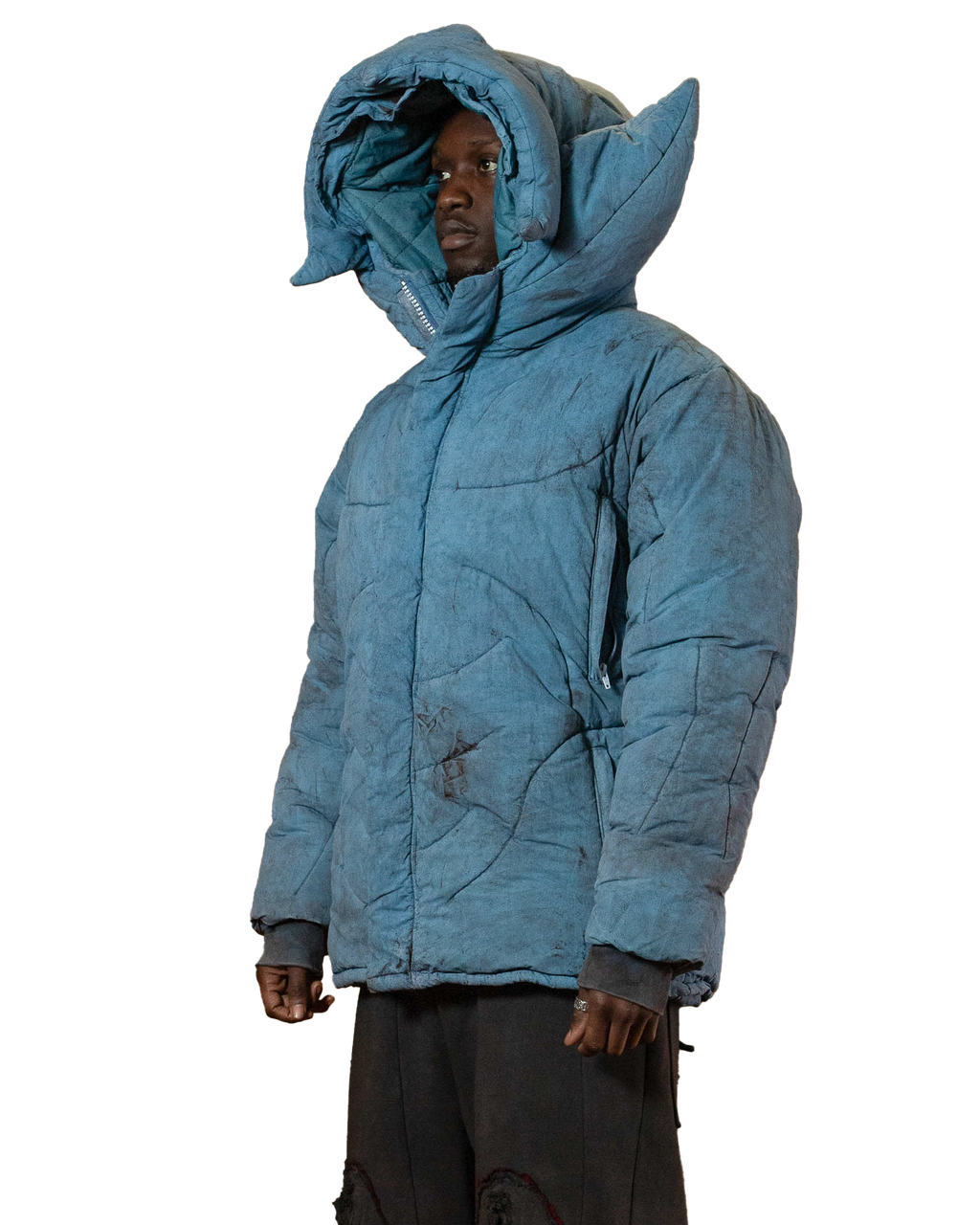 Mountain Meditation Puffer - Powder Blue