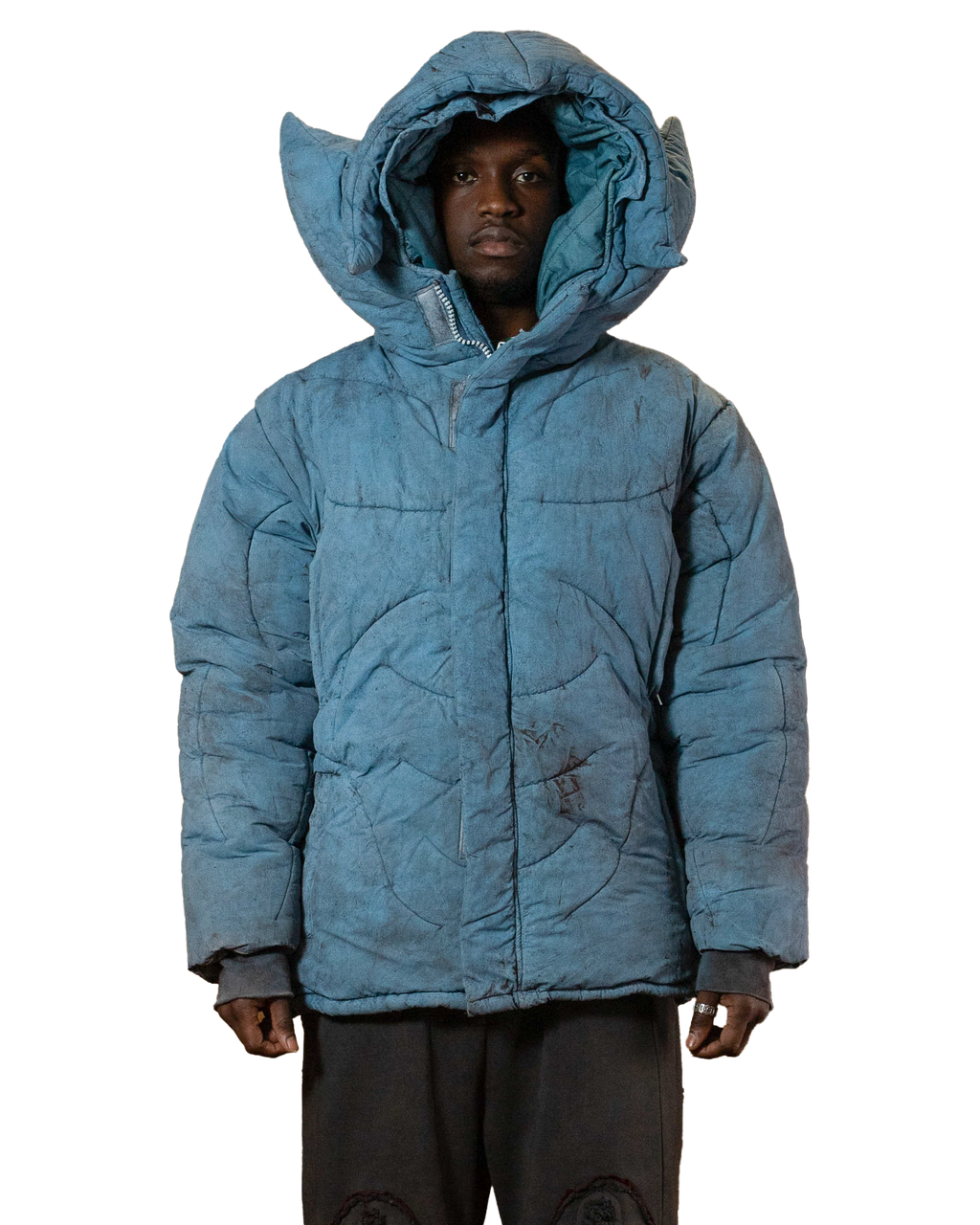 Mountain Meditation Puffer - Powder Blue