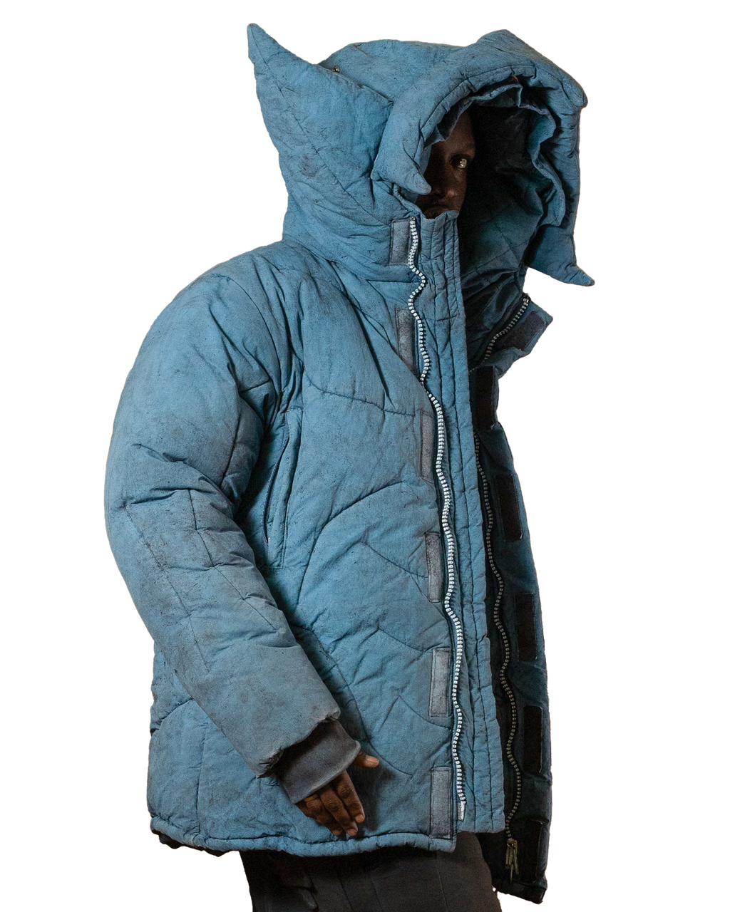 Mountain Meditation Puffer - Powder Blue