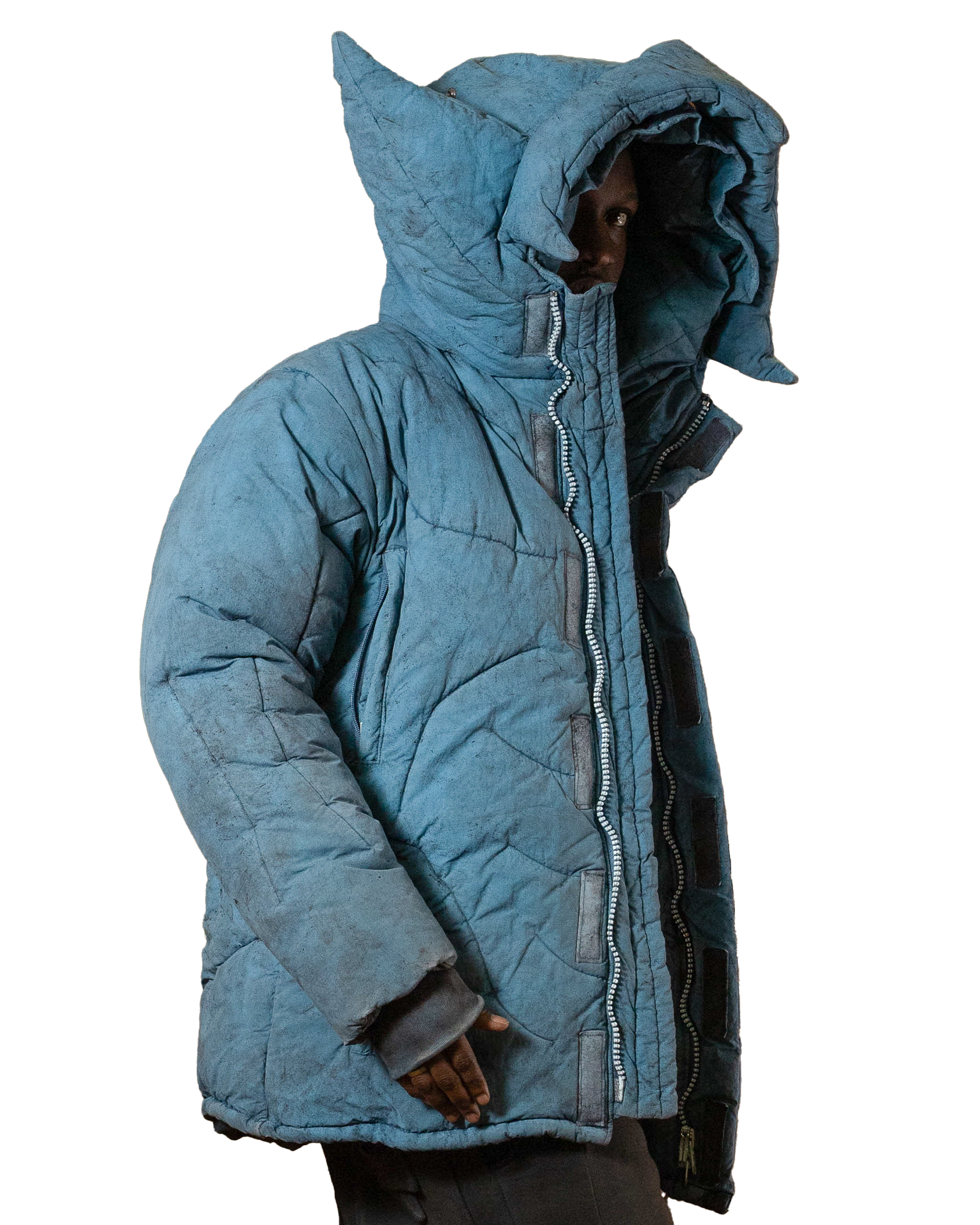Mountain Meditation Puffer - Powder Blue