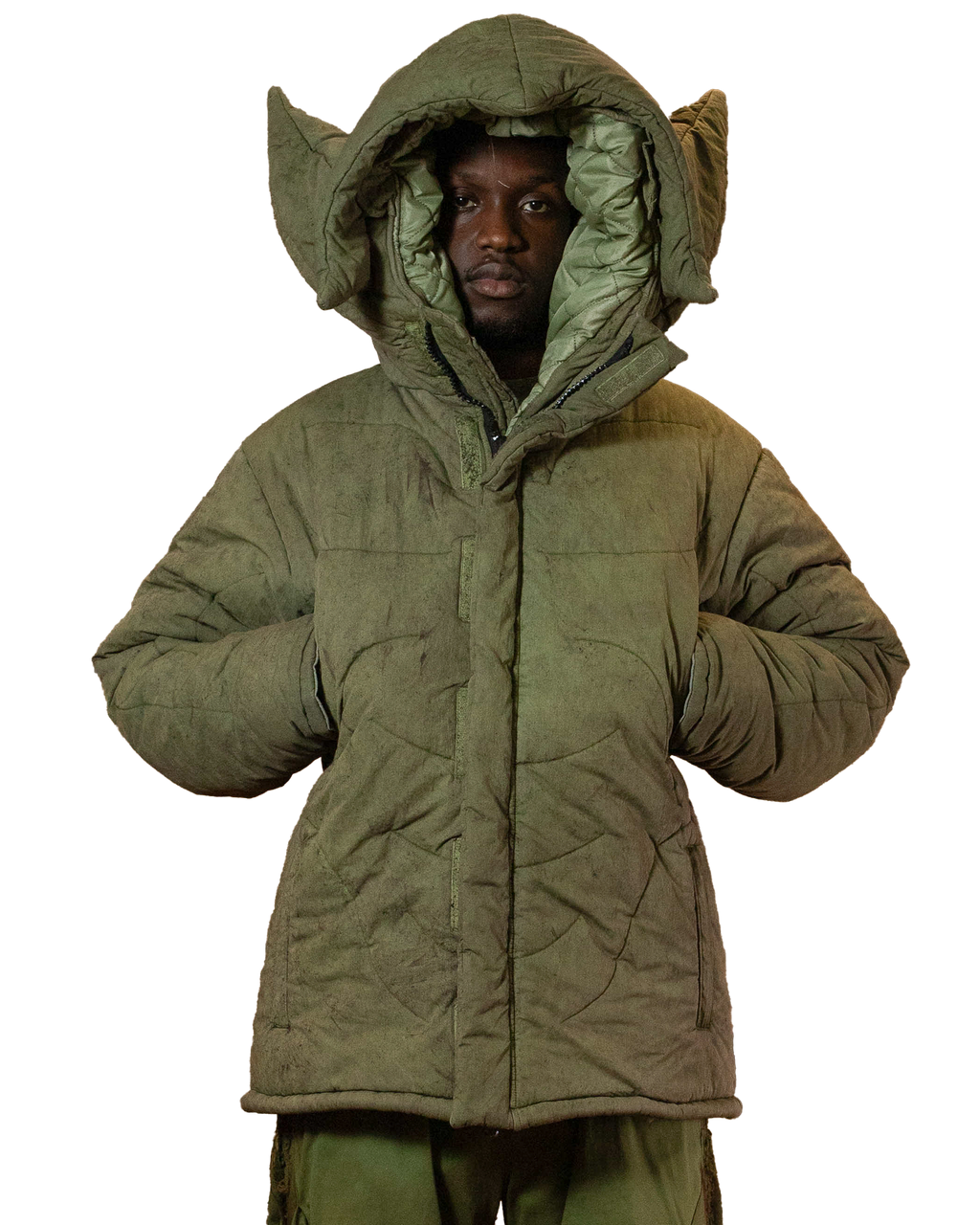 Mountain Meditation Puffer - Powder Green