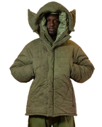 Mountain Meditation Puffer - Powder Green