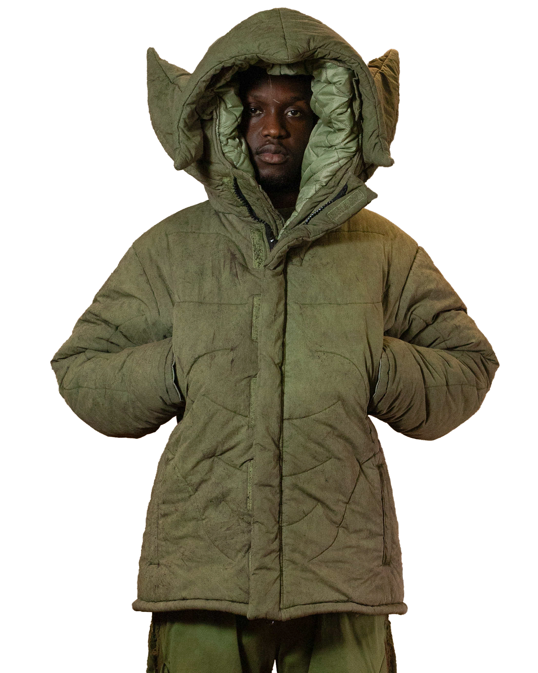 Mountain Meditation Puffer - Powder Green