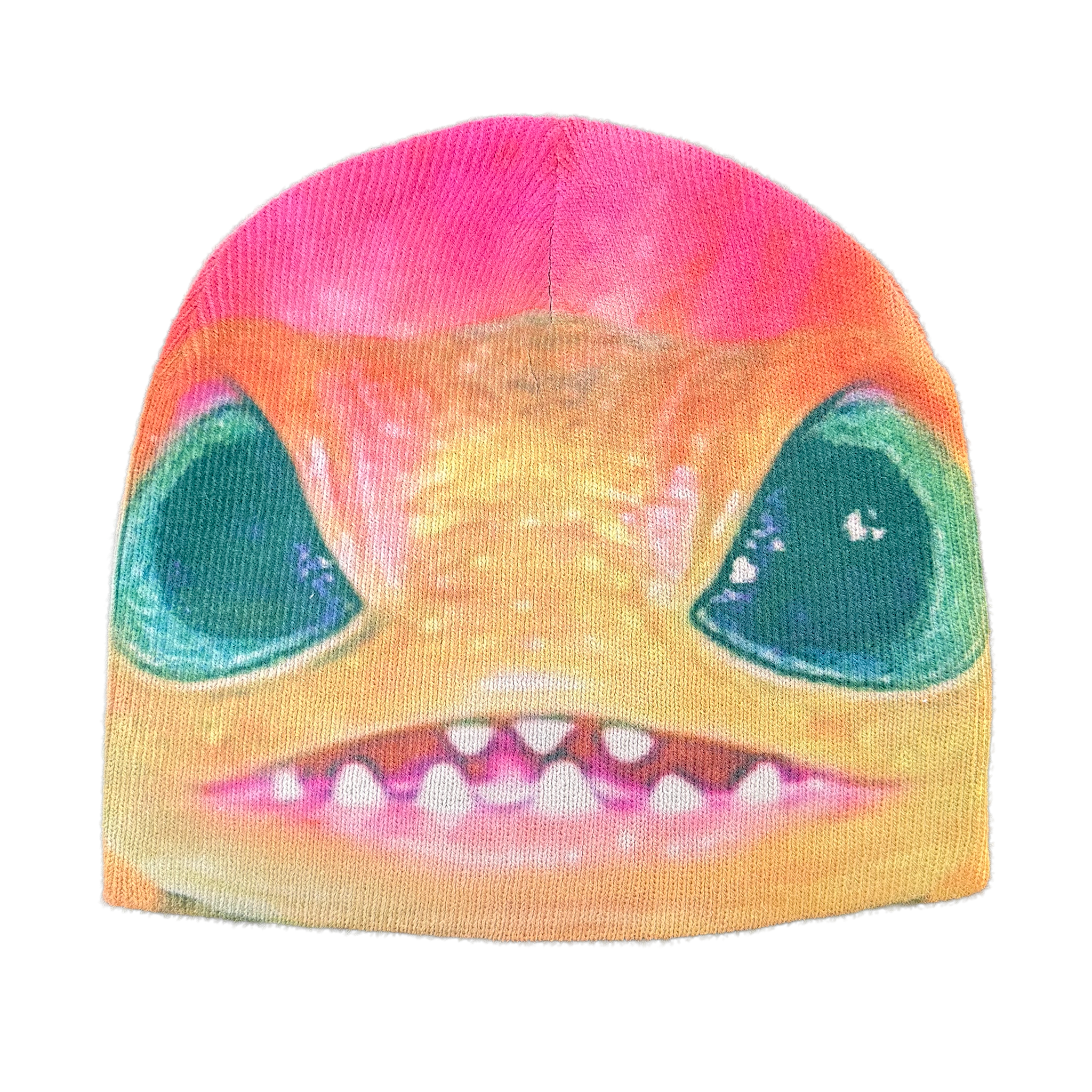Bug Eyed Creep Beanie - Pink