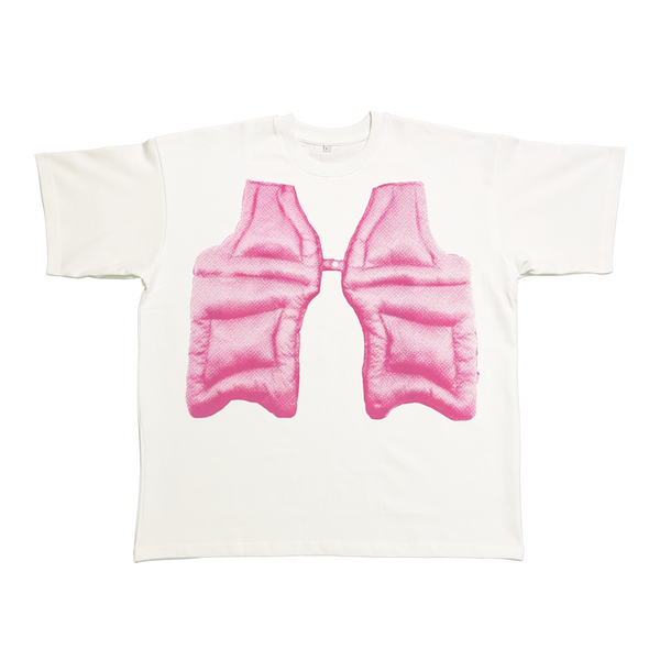 Boxy Short-Sleeve T-Shirt - M-Gilet - Pink (L, XL)