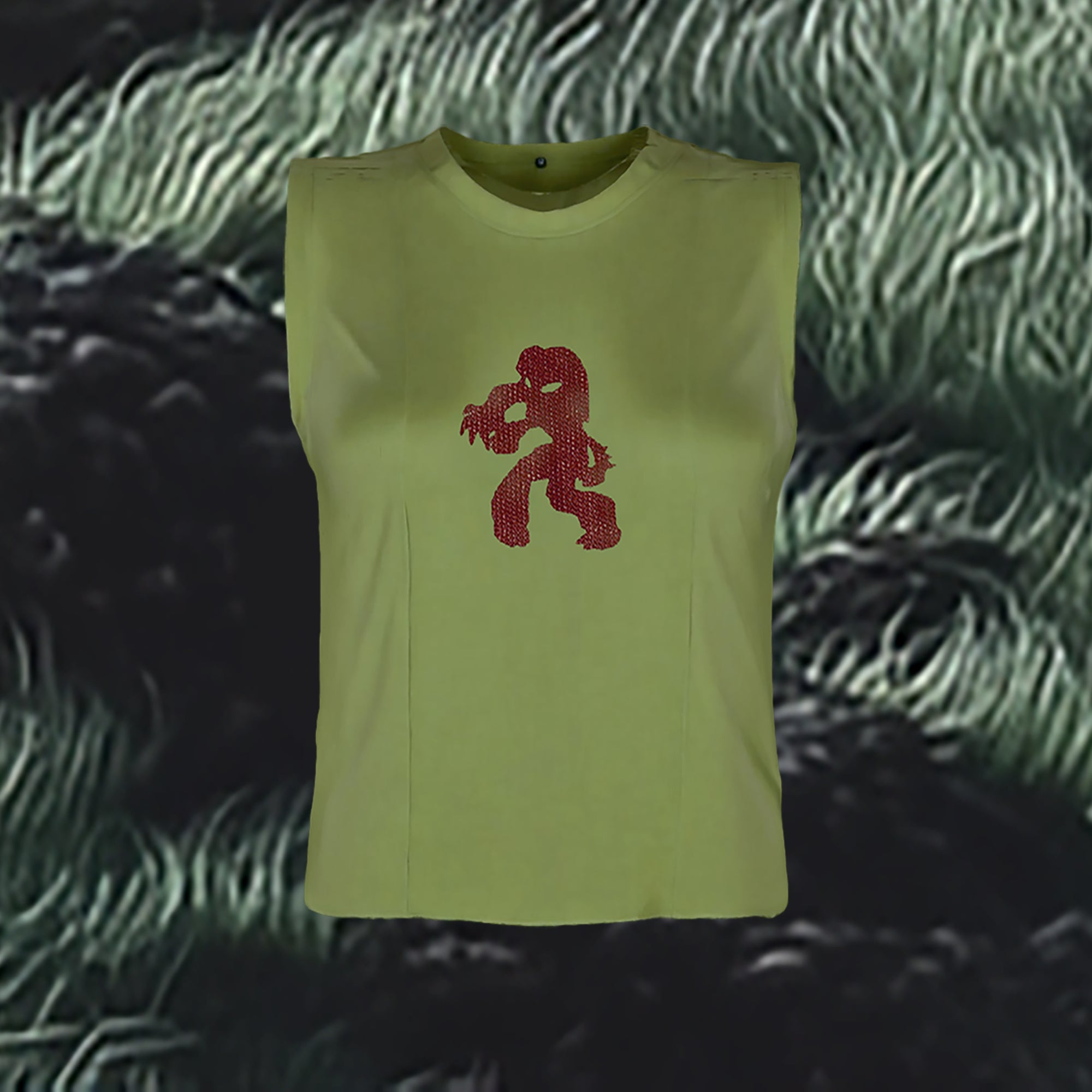 Elli-Mesh Vest - Khaki